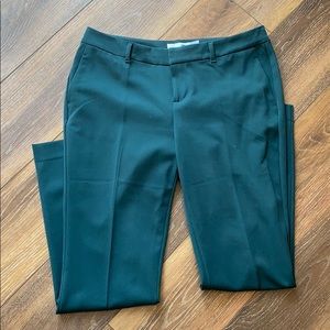 Deep green slacks. Like new!